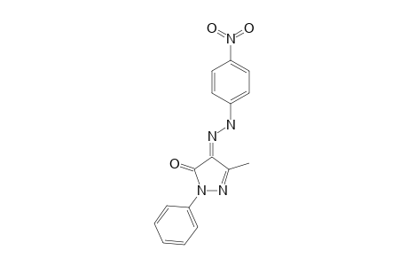3-METHYL-1-PHENYLPYRAZOLE-4,5-DIONE-4-(4'-NITROPHENYL)-HYDRAZONE