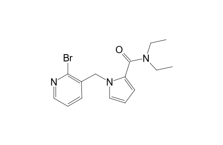 1-(2-Bromopyridin-3-ylmethyl)pyrrole-2-carboxyylic acid diethyl amide