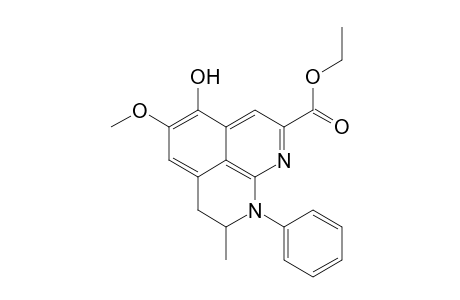 ethyl 1-phenyl-6-hydroxy-2-methyl-5-methoxy-2,3-dihydro-1H-1,9-diazaphenalene-8-carboxylate