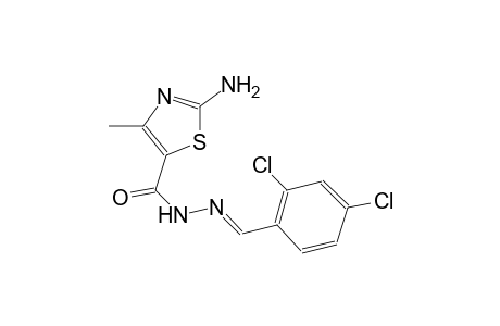 5-thiazolecarboxylic acid, 2-amino-4-methyl-, 2-[(E)-(2,4-dichlorophenyl)methylidene]hydrazide