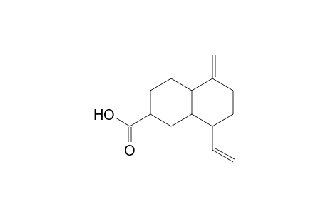 2-Naphthoic acid, decahydro-5-methylene-8-vinyl-