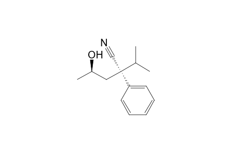 (2R,4R)-4-Hydroxy-2-isopropyl-2-phenylpentanenitrile