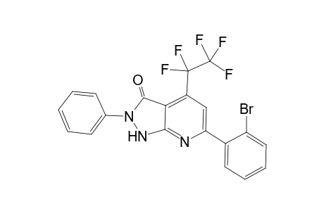 6-(2-Bromophenyl)-4-(perfluoroethyl)-2-phenyl-1H-pyrazolo[3,4-b]pyridin-3(2H)-one