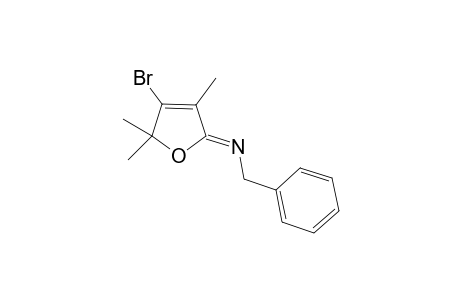 Z-2-n-Benzylimino-4-bromo-3,5,5-trimethyl-2,5-dihydrofuran