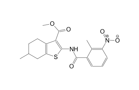 methyl 6-methyl-2-[(2-methyl-3-nitrobenzoyl)amino]-4,5,6,7-tetrahydro-1-benzothiophene-3-carboxylate