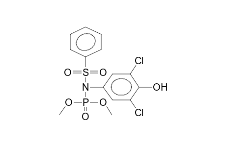 DIMETHYL-N-(4-HYDROXY-3,5-DICHLOROPHENYL)-N-(PHENYLSULPHONYL)AMIDOPHOSPHATE