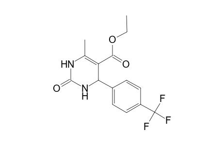 Ethyl 6-methyl-2-oxo-4-[4-(trifluoromethyl)phenyl]-1,2,3,4-tetrahydro-5-pyrimidinecarboxylate