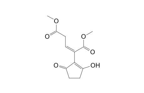 (Z)-Dimethyl 2-(2-hydroxy-5-oxocyclopent-1-enyl)pent-2-enedioate