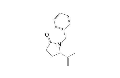 (5S)-1-(phenylmethyl)-5-prop-1-en-2-yl-pyrrolidin-2-one