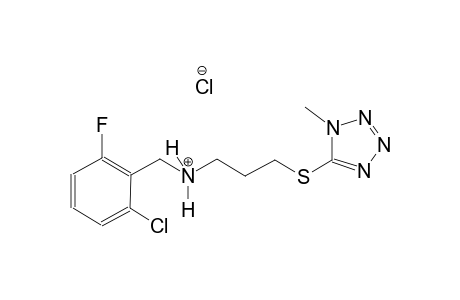 N-(2-chloro-6-fluorobenzyl)-3-[(1-methyl-1H-tetraazol-5-yl)sulfanyl]-1-propanaminium chloride