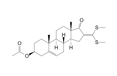 3-BETA-ACETOXY-16-[BIS-(METHYLTHIO)-METHYLENE]-ANDROST-5-EN-17-ONE