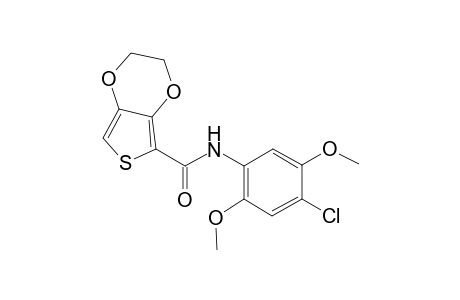N-(4-chloranyl-2,5-dimethoxy-phenyl)-2,3-dihydrothieno[3,4-b][1,4]dioxine-5-carboxamide