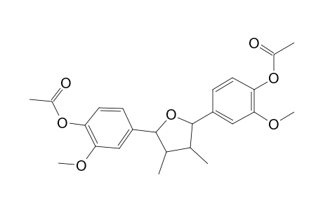 4,4'-(Tetrahydro-3,4-dimethyl-2,5-furandiyl)bis[2-methoxyphenol], diacetate