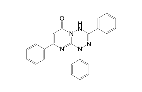 1,3,8-triphenyl-4H-pyrimido[1,2-b][1,2,4,5]tetrazin-6-one