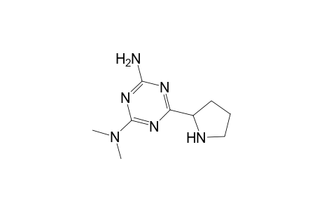 (4-amino-6-pyrrolidin-2-yl-s-triazin-2-yl)-dimethyl-amine