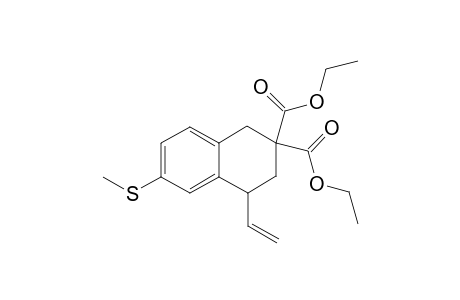 Diethyl 6-(methylthio)-4-vinyl-3,4-dihydronaphthalene-2,2(1H)-dicarboxylate