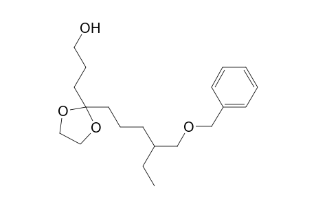 3-{2'-[4"-[(Benzyloxymethyl)hexyl]-[1',3']dioxolan-2'-yl]propan-1-ol