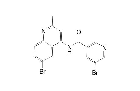 3-pyridinecarboxamide, 5-bromo-N-(6-bromo-2-methyl-4-quinolinyl)-