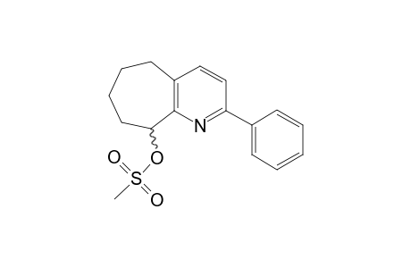 2-Phenyl-6,7,8,9-tetrahydro-5H-cyclohepta[b]pyridin-9-yl methanesulfonate