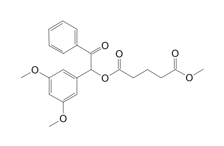 Glutaric acid (3',5'-Dimethoxybenzoin) ester Methyl ester