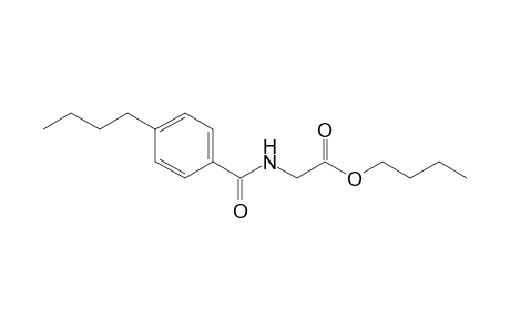 Glycine, N-(4-butylbenzoyl)-, butyl ester