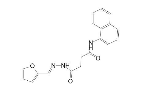 4-[(2E)-2-(2-furylmethylene)hydrazino]-N-(1-naphthyl)-4-oxobutanamide