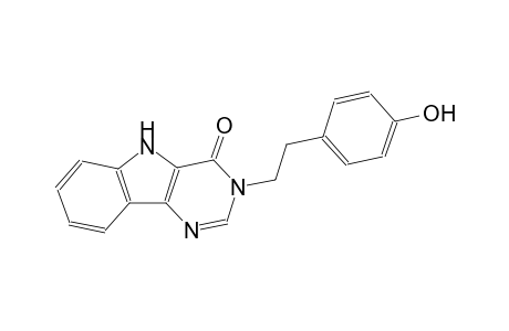 3-[2-(4-hydroxyphenyl)ethyl]-3,5-dihydro-4H-pyrimido[5,4-b]indol-4-one