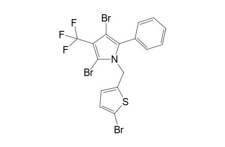 1-(5-bromo-2-thiophenemethyl)-2-phenyl-4-Trifluoromethyl-3,5-dibromo-pyrrole