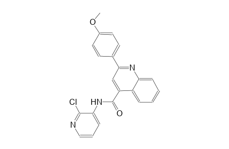 N-(2-chloro-3-pyridinyl)-2-(4-methoxyphenyl)-4-quinolinecarboxamide