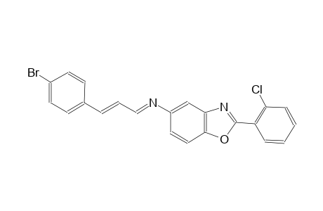 N-[(E,2E)-3-(4-bromophenyl)-2-propenylidene]-2-(2-chlorophenyl)-1,3-benzoxazol-5-amine