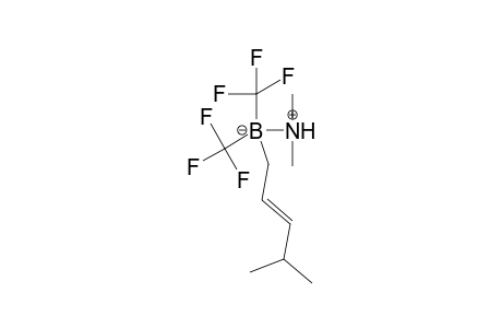 Dimethylamine(N-B)[4-methyl-2-(E)-pentenyl]bis(trifluoromethyl)borane