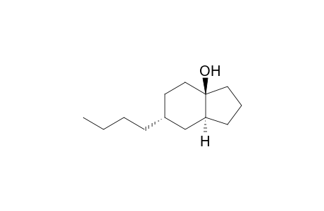 trans-4.alpha.-butylcyclo[4.3.0]nonan-1-ol