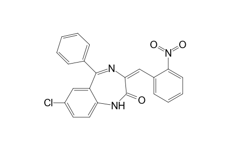 7-Chloro-2,3-dihydro-3-(2-nitrobenzylidene)-5-phenyl-1H-1,4-benzodiazepin-2-one