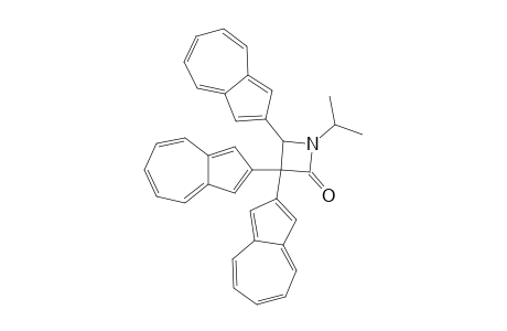 Tri(2-azulenyl)-1-isopropylazetidin-2-one