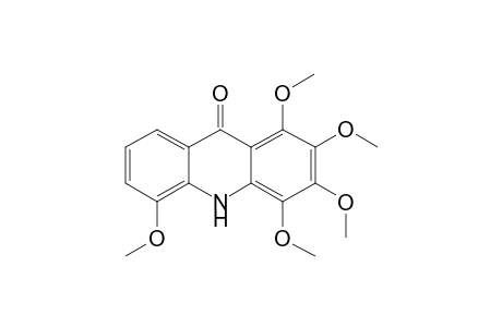 1,2,3,4,5-Pentamethoxyacridone