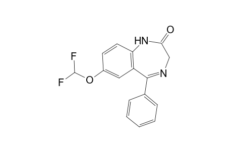 7-(Difluoromethoxy)-5-phenyl-1,3-dihydro-2H-1,4-benzodiazepin-2-one