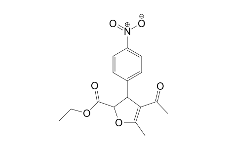 Ethyl 4-Acetyl-2,3-dihydro-5-methyl-3-(4-nitrophenyl)furan-2-carboxylate