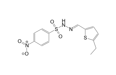 N'-[(E)-(5-ethyl-2-thienyl)methylidene]-4-nitrobenzenesulfonohydrazide