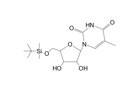 3,4-Dihydroxy-5-[(t-butyldimethylsilyl)oxymethyl]-perhydrofuran-2-thymine