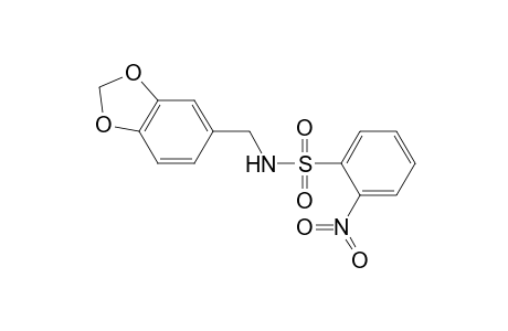Benzenesulfonamide, 2-nitro-N-(3, 4-methylenedioxybenzyl)-