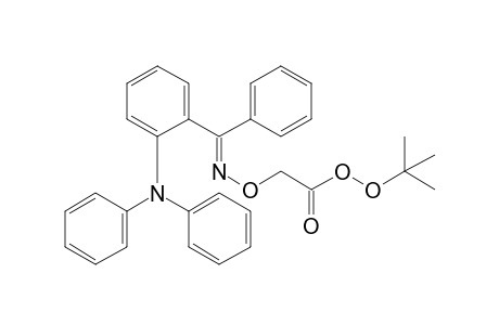 2-[(E)-[phenyl-[2-(N-phenylanilino)phenyl]methylene]amino]oxyperacetic acid tert-butyl ester