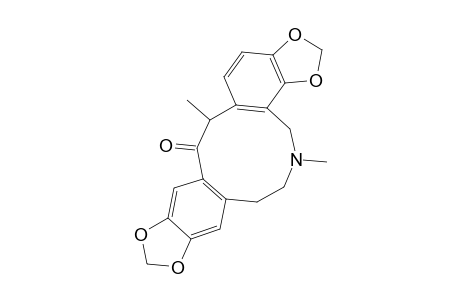2,3:9,10-bis(methylenedioxy)-7,13-dimethyl-7,13a-secoberbin-13a-one