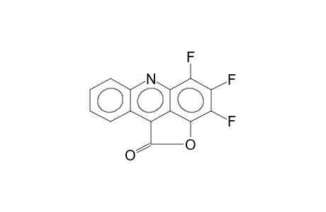 1-HYDROXY-2,3,4-TRIFLUORO-9-ACRIDINYLCARBOXYLICACID LACTONE