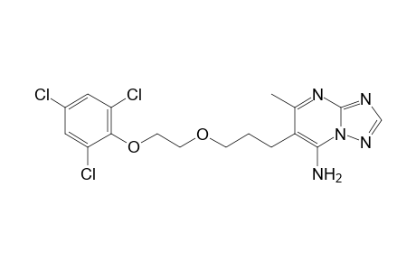 [1,2,4]Triazolo[1,5-a]pyrimidin-7-amine, 5-methyl-6-[3-[2-(2,4,6-trichlorophenoxy)ethoxy]propyl]-