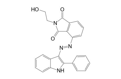 3-[2-(2-Hydroxyethyl)-1,3-dioxo-2H-benzo[c]pyrrylazo]-2-phenylindole
