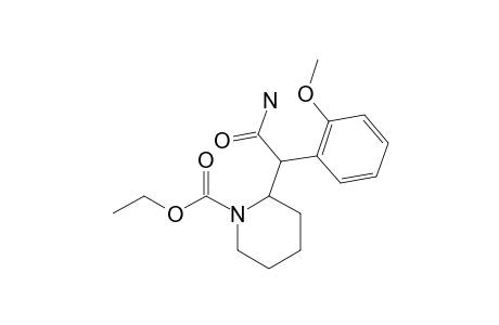 ALPHA-(2-METHOXYPHENYL)-ALPHA-(1-ETHOXYCARBONYL-2-PIPERIDYL)-ACETAMIDE