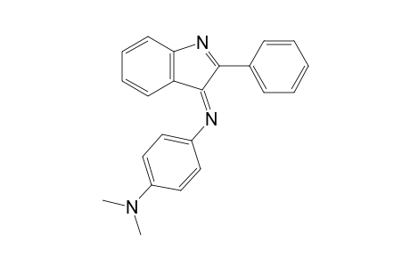 2-Phenyl-3-(p-dimethylaminophenyl)imino-3H-indole