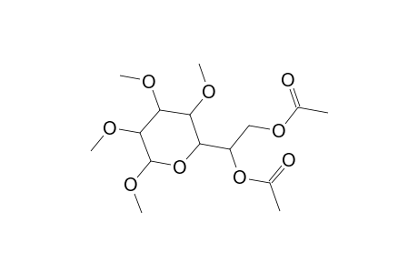 Methyl 6,7-di-O-acetyl-2,3,4-tri-O-methylheptopyranoside
