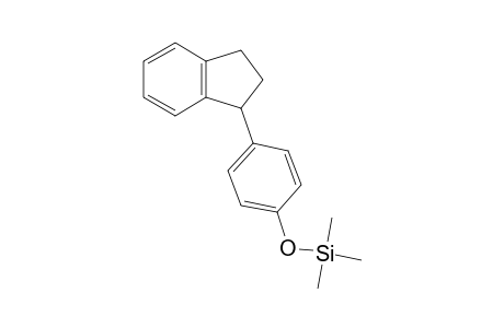 4-(1-Indanyl)phenol, trimethylsilyl ether