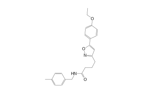 3-isoxazolebutanamide, 5-(4-ethoxyphenyl)-N-[(4-methylphenyl)methyl]-